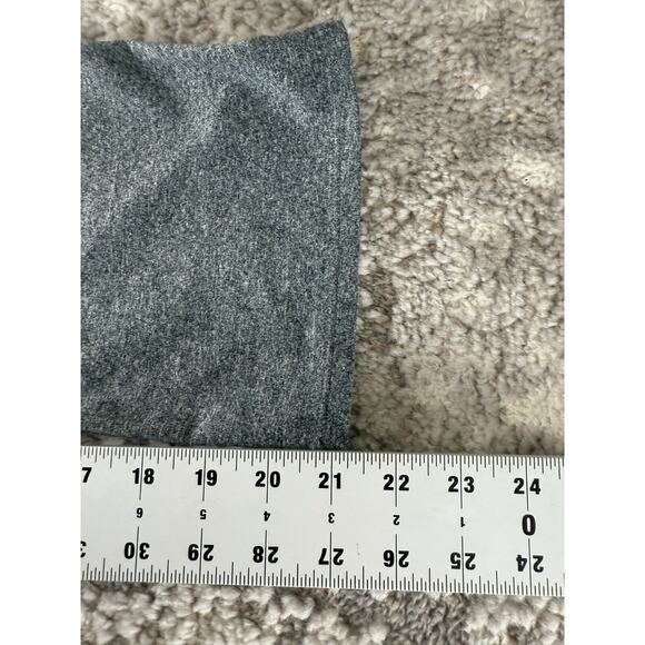 Athleta Size S Cropped Stretch Flat Front Legging Gray Pants Pull On Casual - Picture 6 of 11